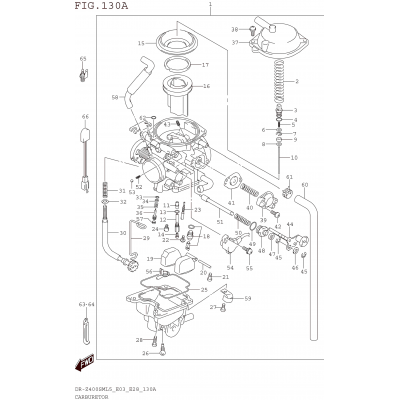 CARBURETOR (DR-Z400SML5 E03)