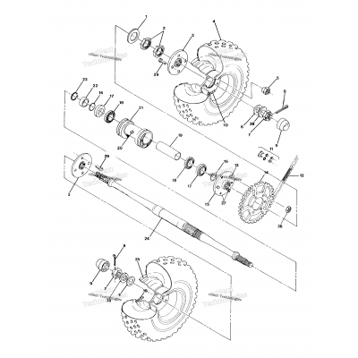 Rear Wheel Drive Assembly 250 2X4