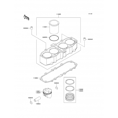 Cylinder/Piston(s)