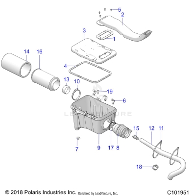 ENGINE, AIR INTAKE SYSTEM - A19SHE57FP (C101951)
