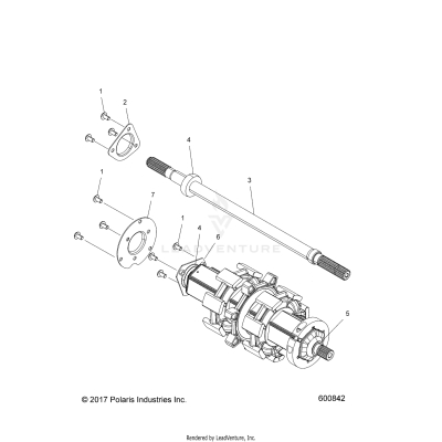 DRIVE TRAIN, JACKSHAFT and DRIVESHAFT - S19EGK8PS ALL OPTIONS (600842)