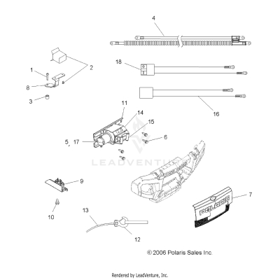 WINCH - A06MH50AT (49ATVWINCH07500EFI)