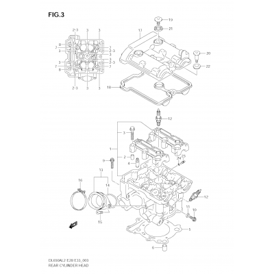 REAR CYLINDER HEAD