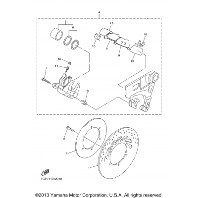 Rear Brake Caliper