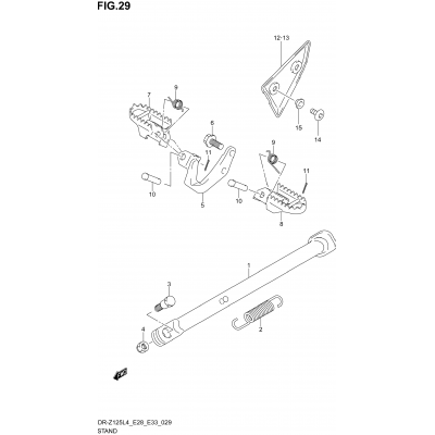 STAND (DR-Z125LL4 E28)