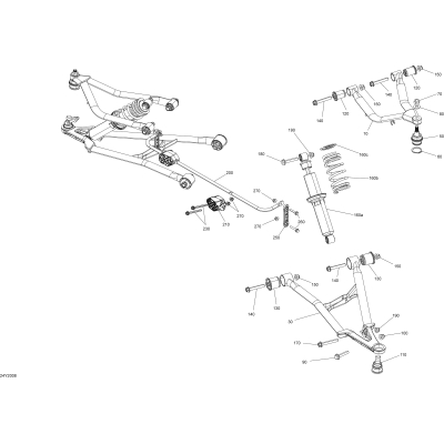 07- Suspension, Front - A Arms - Shocks