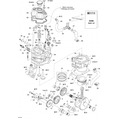 Crankshaft, Pistons And Cylinder
