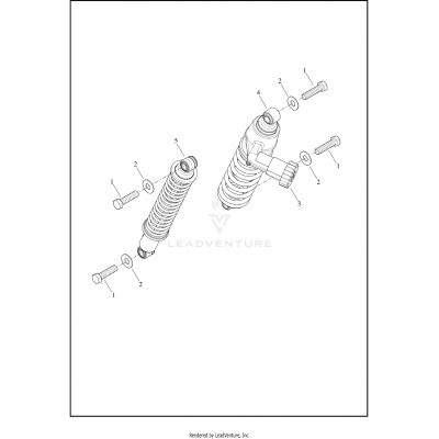 SHOCK ABSORBERS, REAR