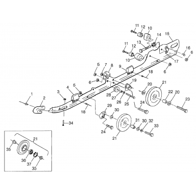 Rail Mounting 600 Xcr (4943164316B011)