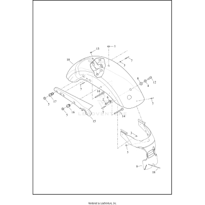 FENDERS, REAR - XL1200T