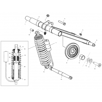 Rear Torque Arm (4973447344C01)