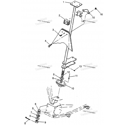 Steering Post Xplorer 400L