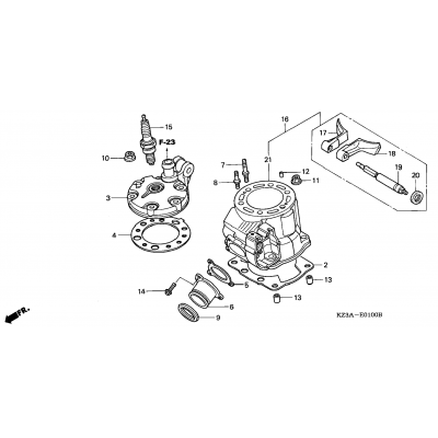 CYLINDER HEAD ('02-'04)