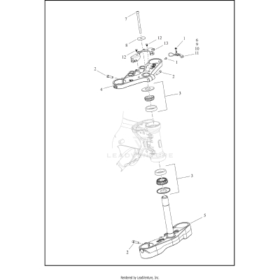 FORK BRACKETS, FRONT