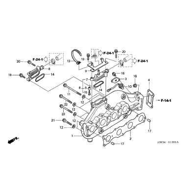 EXHAUST MANIFOLD (NON-TURBO)