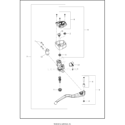 BRAKE CONTROL, FRONT