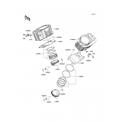 Cylinder/Piston(s)