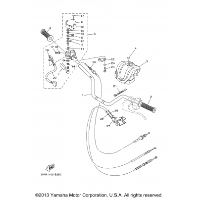 Steering Handle Cable