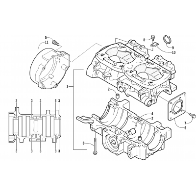 CRANKCASE ASSEMBLY