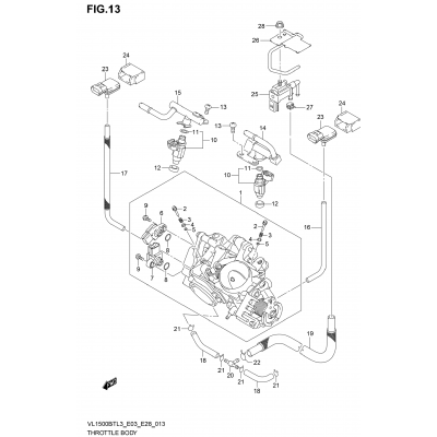 THROTTLE BODY (VL1500BTL3 E33)