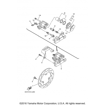 Rear Brake Caliper