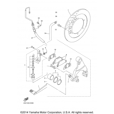 Rear Brake Caliper