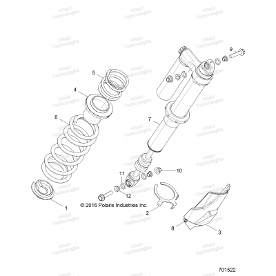 Suspension, Rear Shock Mounting