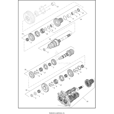 TRANSMISSION GEARS, SCREAMIN EAGLE