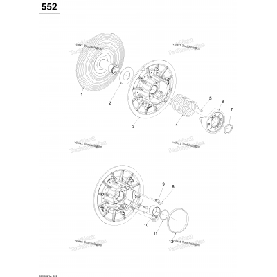 Driven Pulley 550F