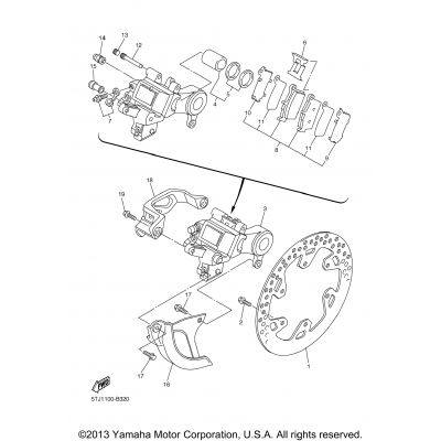 Rear Brake Caliper