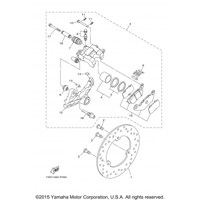 Rear Brake Caliper