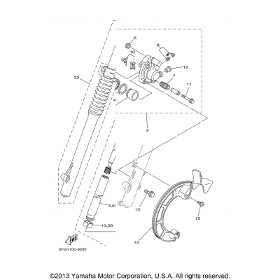 Front Brake Caliper