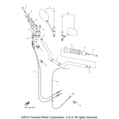 Steering Handle Cable