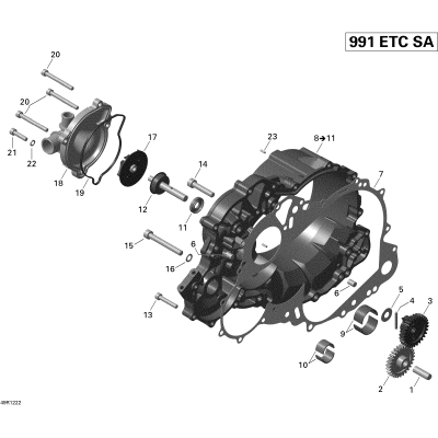 01- Clutch Cover And Water Pump