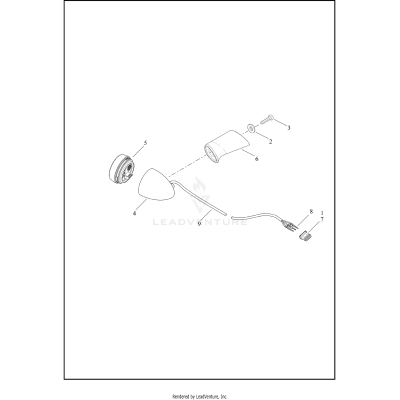 TURN SIGNALS, REAR - FLFB, FXBB, FXBR