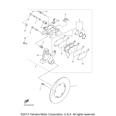 Rear Brake Caliper