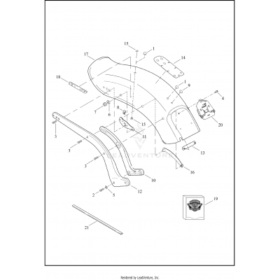 FENDERS & SUPPORTS, REAR - FXST