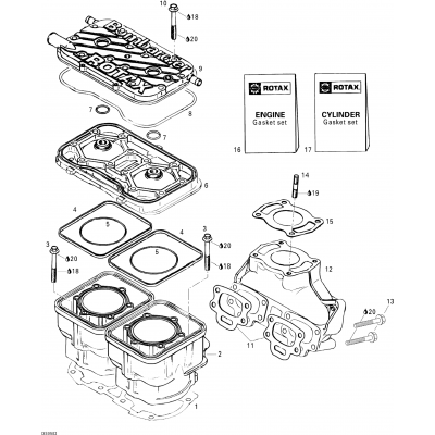 Cylinder And Exhaust Manifold