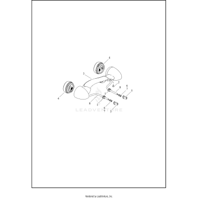 TURN SIGNALS, REAR - FLHC