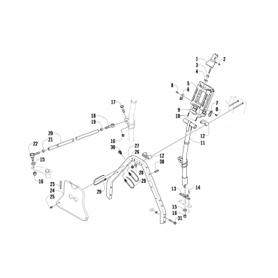 STEERING POST ASSEMBLY