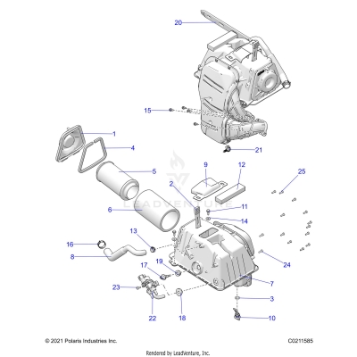 ENGINE, AIR INTAKE - A25SYY95AH (C0211585)