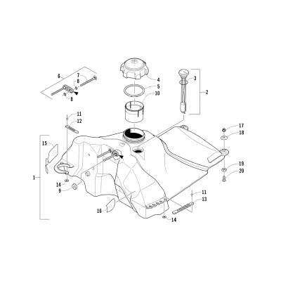 GAS TANK ASSEMBLY