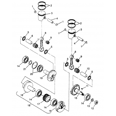 Piston & Crankshaft Trail Rmk