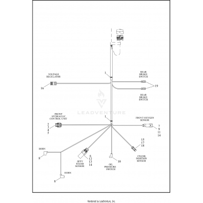 WIRING HARNESS, MAIN, ABS - FXSB (5 OF 5)