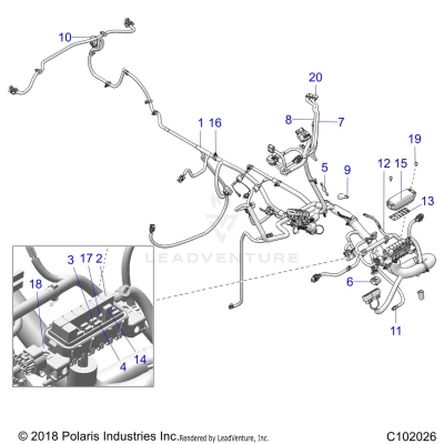 ELECTRICAL, HARNESS - A19SXD95B9/SXE95BN/SXZ95BP (C102026)