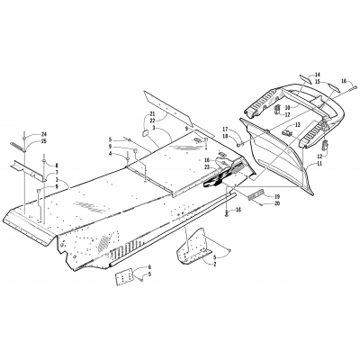 TUNNEL AND REAR BUMPER