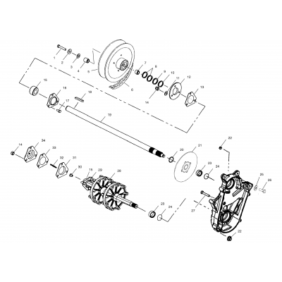 Drive Train /A/B/C/S04ne5cs/S04np6es/A/B/C/S04ne6es