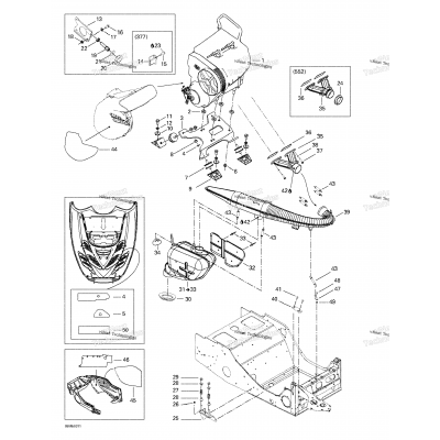 Engine Support And Muffler