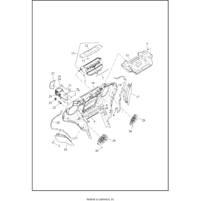 FAIRING, INNER - FLHTK