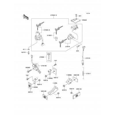 Ignition Switch/Locks/Reflectors